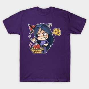 Kitty The Witch Food Rage T-Shirt